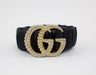 GUCCI BELT WITH TORCHON DOUBLE G BUCKLE SIZE 85/34