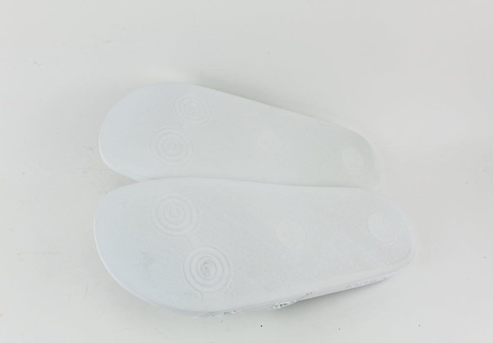 Gucci Rubber GG Slides White