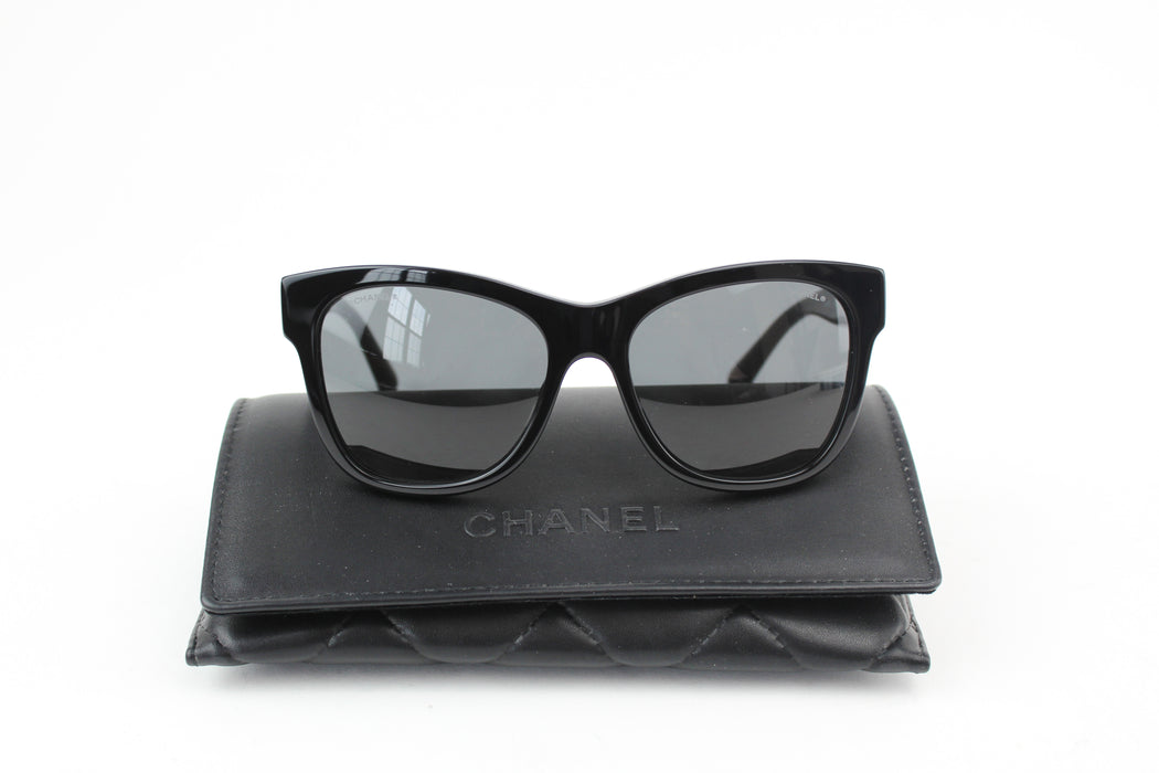 Chanel Square Sunglasses with Black Lenses