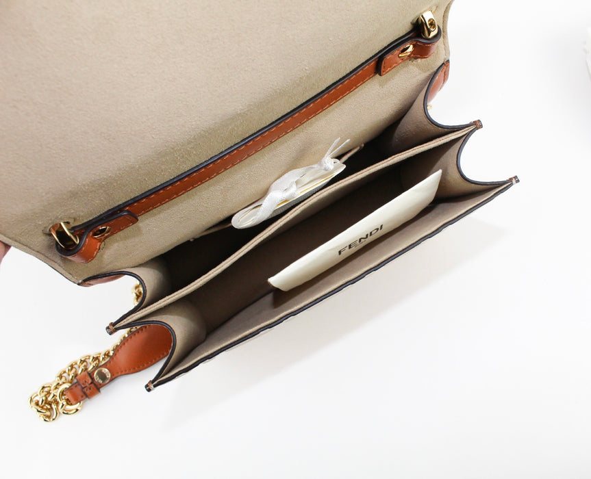 Fendi Small Kan U FF logo bag