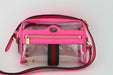 GUCCI MINI OPHIDIA TRANSPARENT PINK CROSSBODY BAG