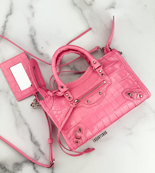 Balenciaga City Mini tote bag Pink