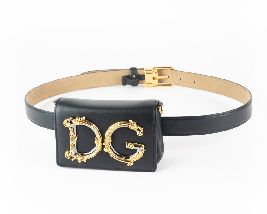 Dolce and Gabbana DG Mini Leather Crossbody Bag /belt bag