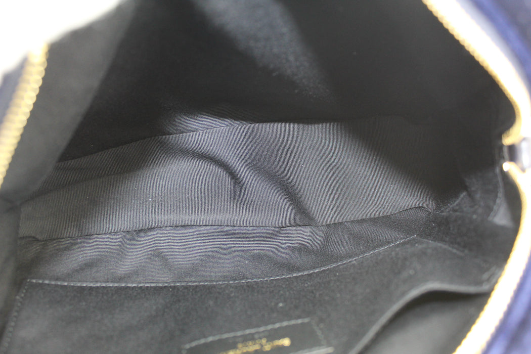 Saint Laurent Velvet Blue Camera bag