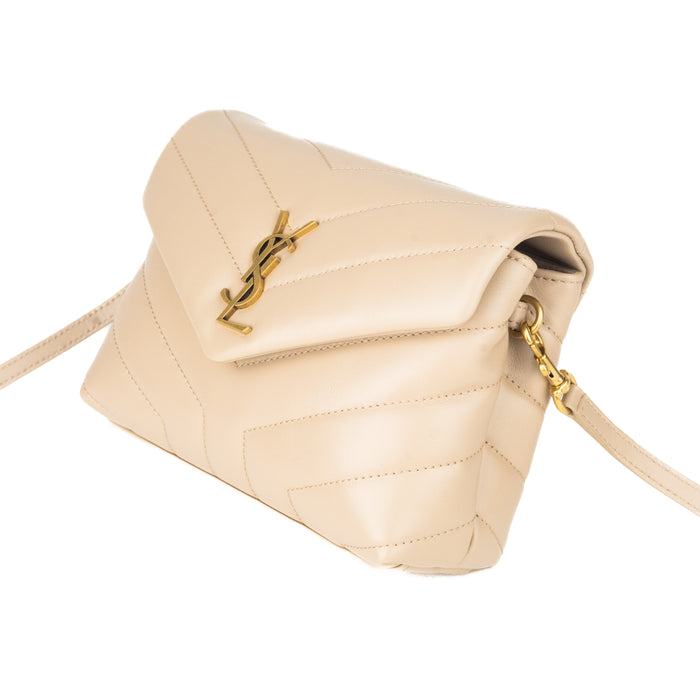Saint Laurent Loulou Toy Bag in Nude
