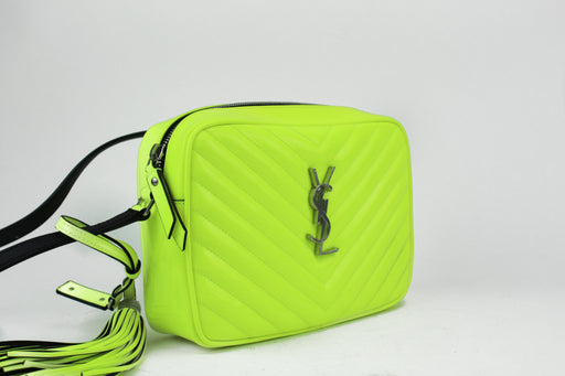 Saint Laurent LouLou Camera Bag neon green