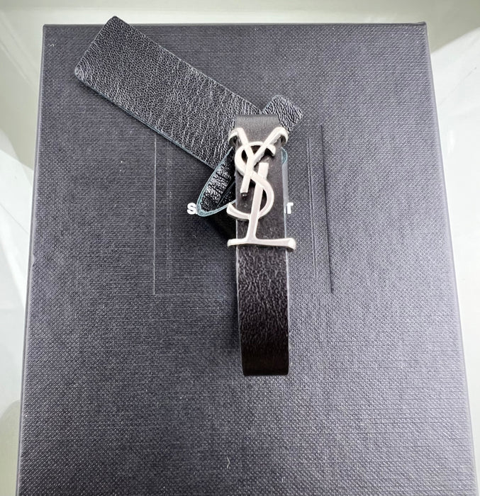 Saint Laurent Opyum Leather Bracelet