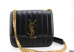 SAINT LAURENT VICKY MEDIUM QUILTED LEATHER SHOULDER BAG