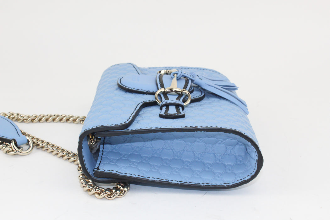 Gucci Emily Guccissima Mini Chain Shoulder Bag