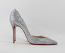 CHRISTIAN LOUBOUTIN IRIZA HALF D'ORSAY GLITTER PUMP SIZE 39 - LuxurySnob