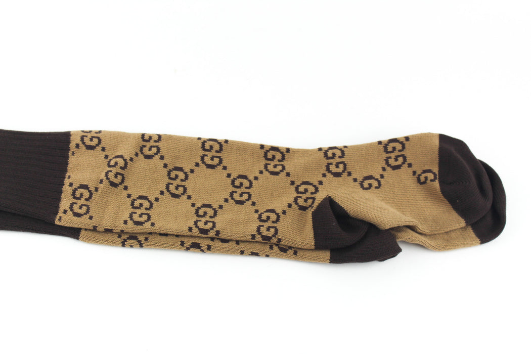 GUCCI GG PATTERN COTTON BLEND SOCKS SMALL