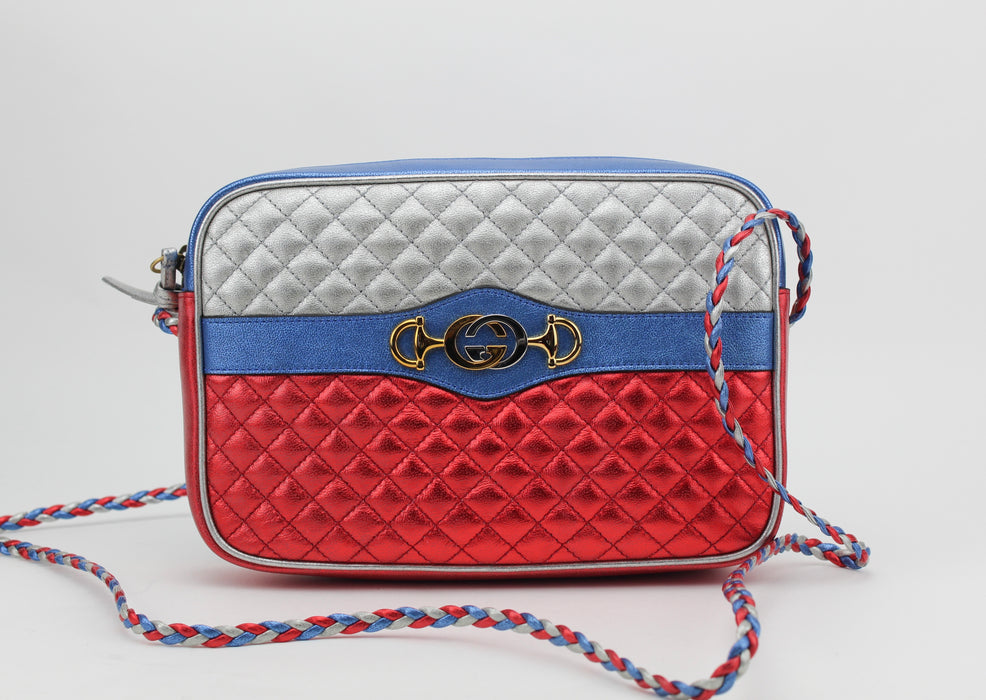 Gucci Laminated Trapuntata Camera Bag