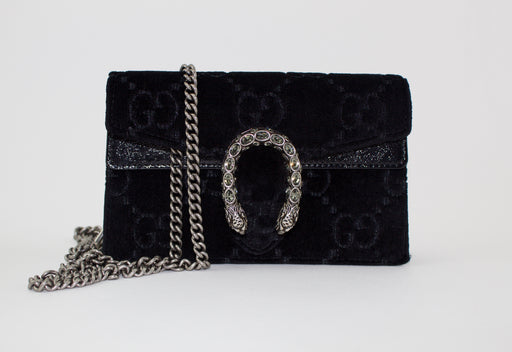 GUCCI DIONYSUS VELVET SUPER MINI BAG