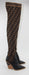 FENDI FF COWBOY OVER-THE-KNEE SOCK BOOTS SIZE 37 