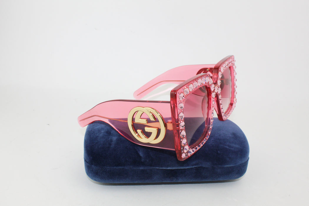 Gucci Square pink Sunglasses