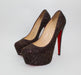 CHRISTIAN LOUBOUTIN DAFFODILE STRASS 160 PLATFORM PUMPS - LuxurySnob