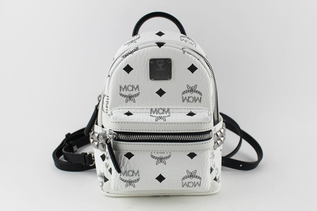 Mcm Stark Bebe Boo Backpack in Visetos