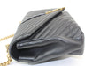Saint Laurent Monogram Envelope Leather Shoulder Bag