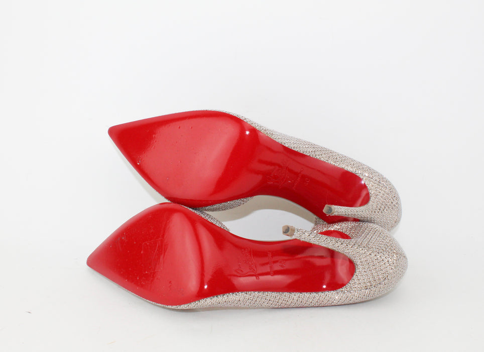 Christian Louobutin Metallic Iriza Lame D'orsay