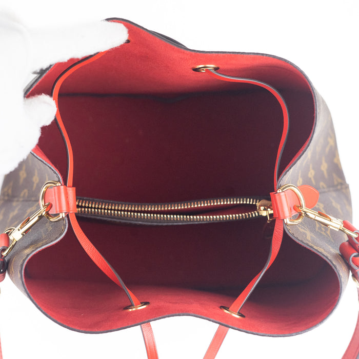 Louis Vuitton Neonoe MM Monogram in red