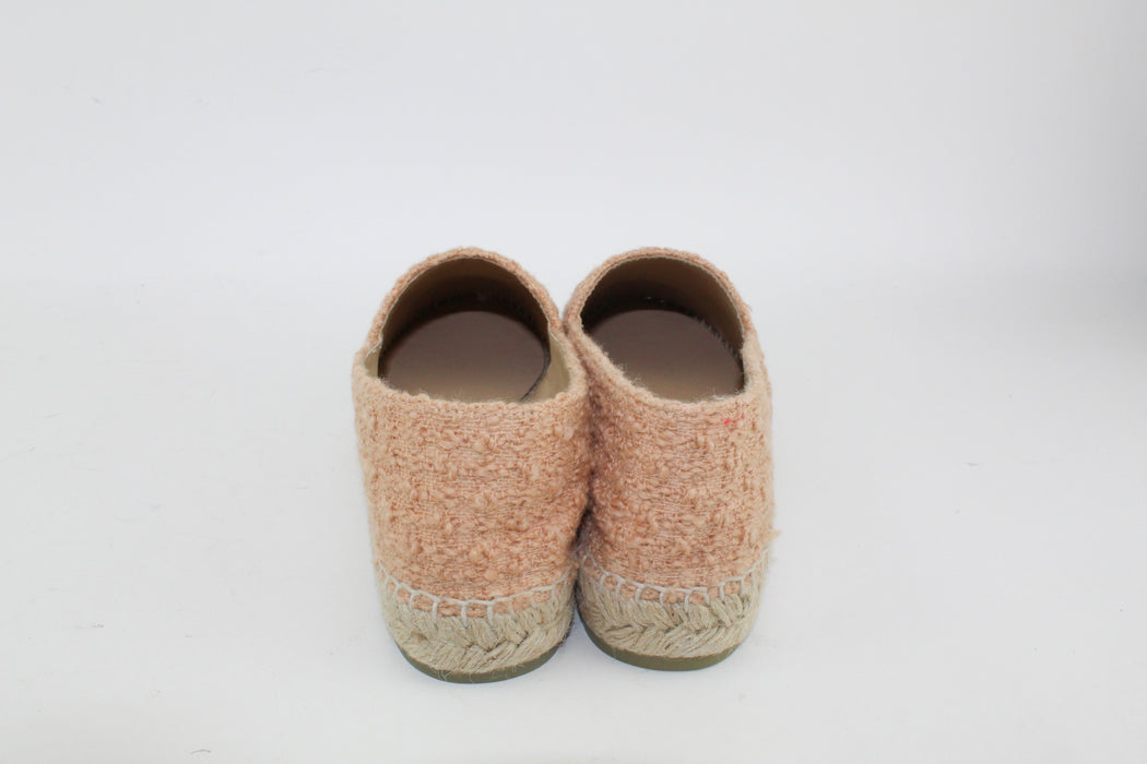 Chanel Espadrille Tweed/ Lambskin