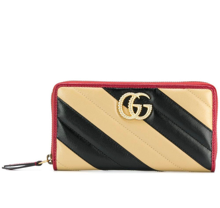 Gucci Matelasse Zip Around Wallet