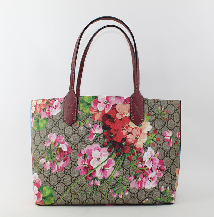 GUCCI GG BLOOMS REVERSIBLE TOTE - LuxurySnob