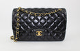 CHANEL JUMBO LAMBSKIN DOUBLE FLAP BAG - LuxurySnob