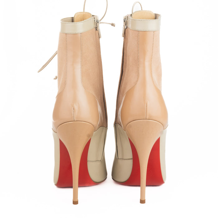 Christian Louboutin Lady Tucson 120mm Calf Jazz/Suede Leather