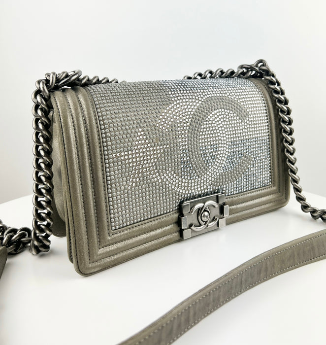 Chanel Medium Swavroski embellished Boy Bag