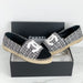 Chanel Espadrille Tweed black