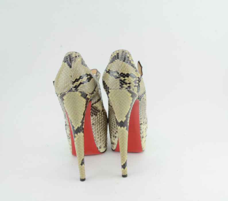 CHRISTIAN LOUBOUTIN LADY DAF 160 PYTHON - LuxurySnob