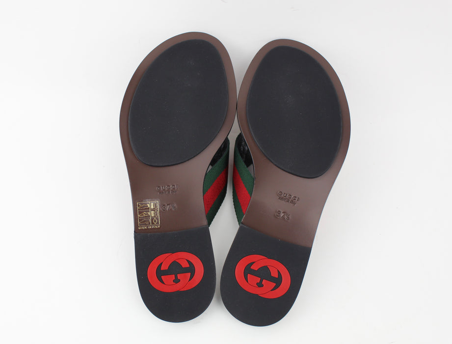 GUCCI THONG WEB SANDAL