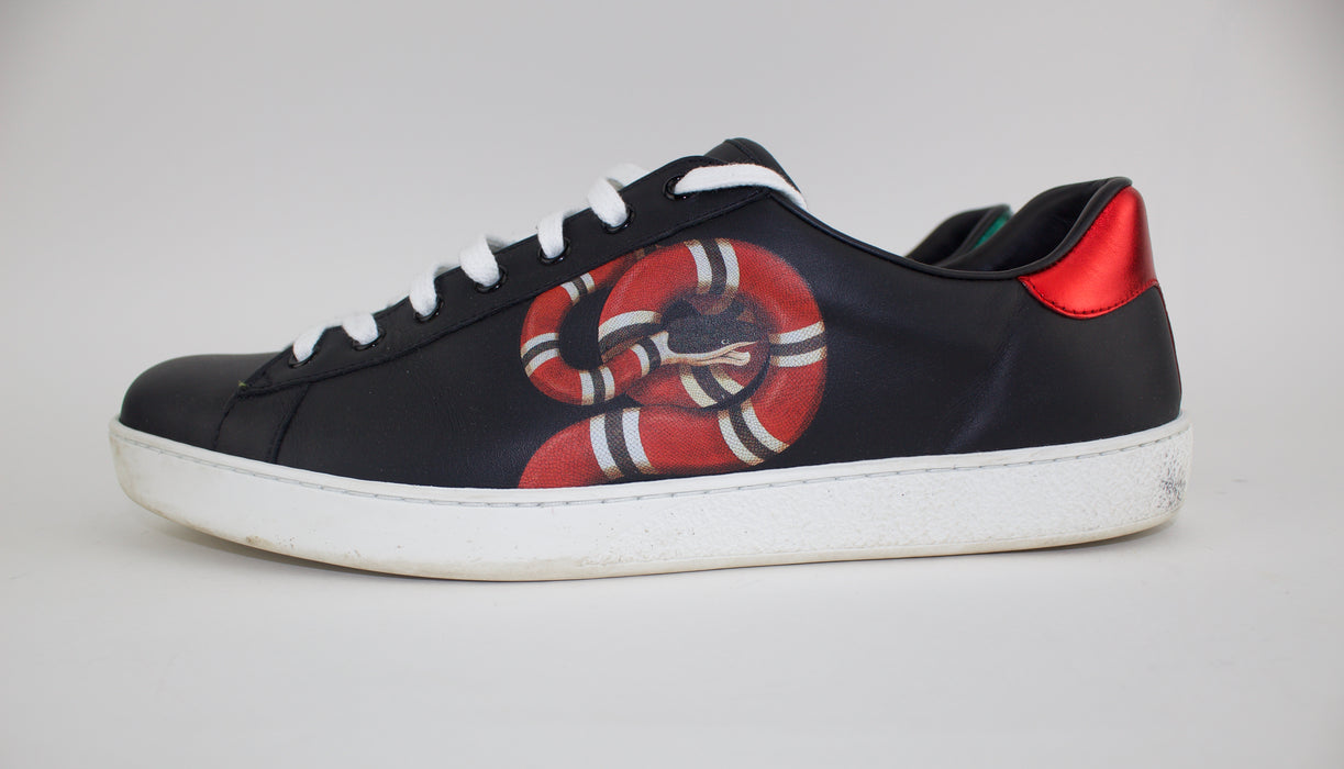 GUCCI ACE KINGSNAKE PRINT SNEAKER