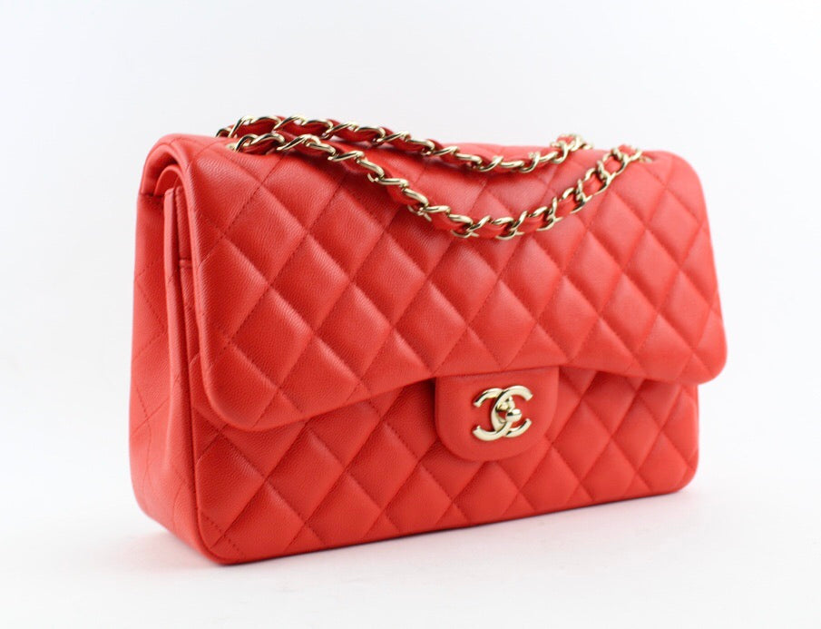 CHANEL JUMBO CAVIAR BAG - LuxurySnob