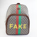 Gucci Fake/Not GG Canvas backpack