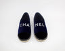 CHANEL VELVET ESPADRILLES SIZE 39 