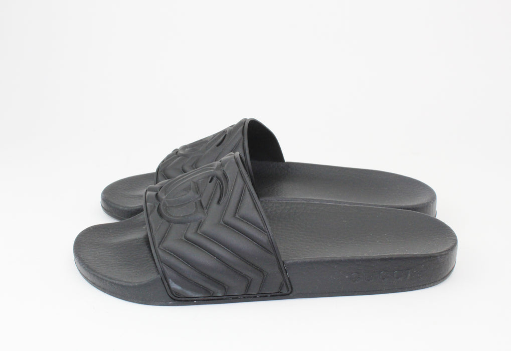Gucci Men Matelasse Slides