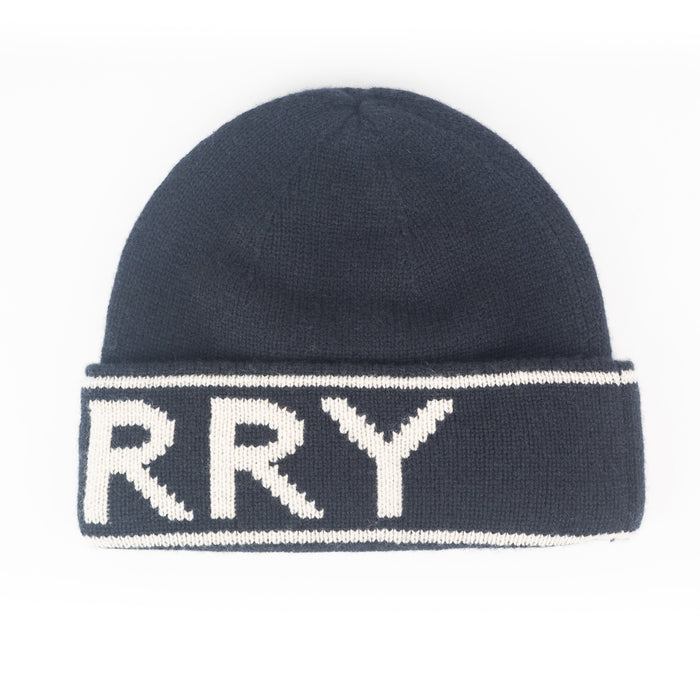 Burberry Logo Intarsia Cashmere Beanie black