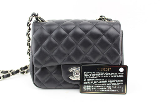 CHANEL LAMBSKIN MINI FLAP SQUARE BAG