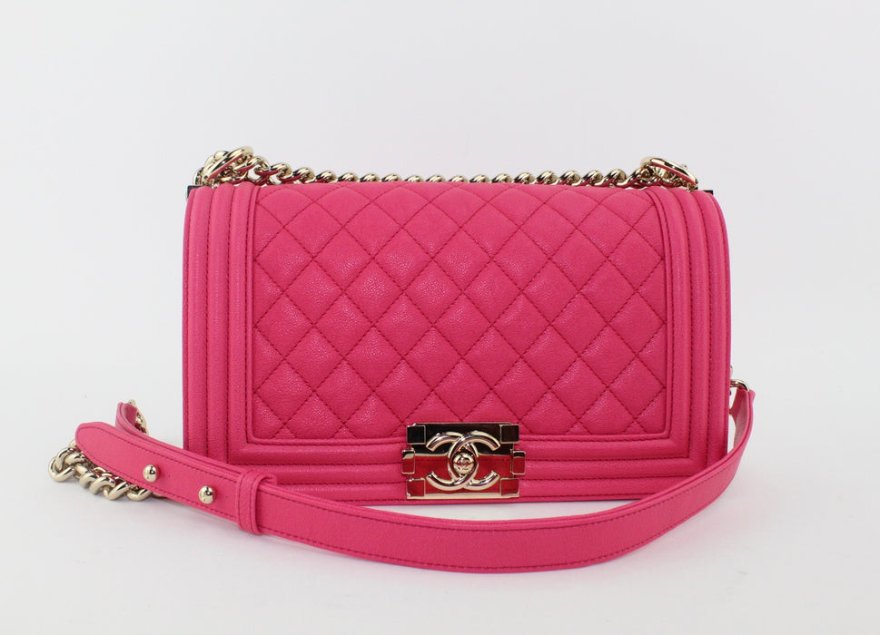 CHANEL MEDIUM BOY BAG PINK