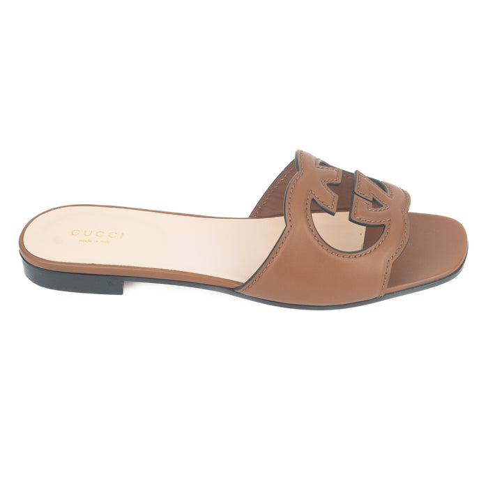 Gucci GG Women’s Interlocking G cut out slides