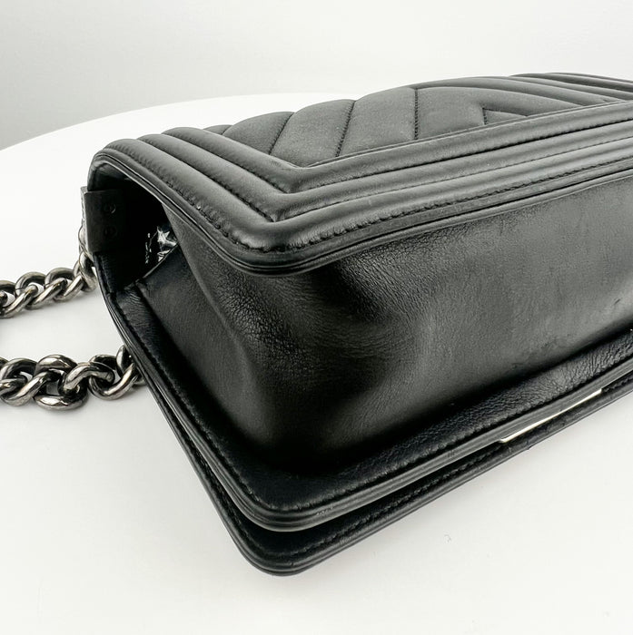 Chanel Chevron Small Boy Bag