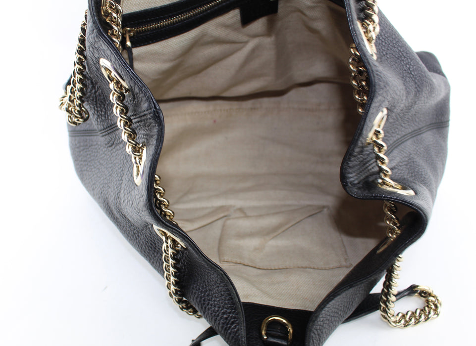 GUCCI SOHO LEATHER HOBO BAG