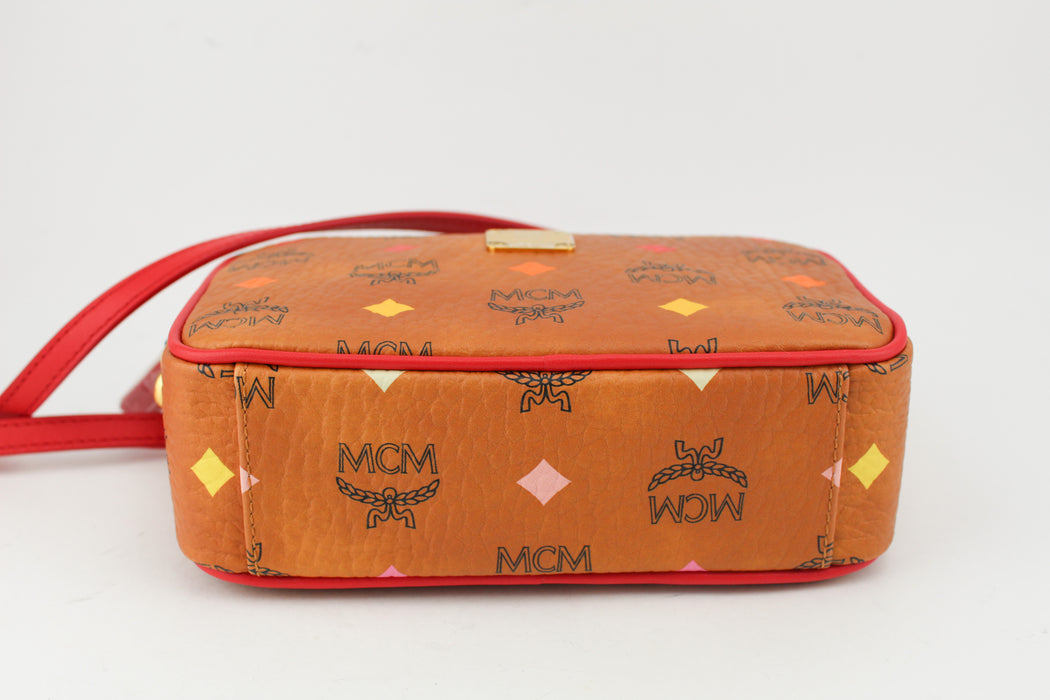 MCM Visetos Crossbody Camera Bag