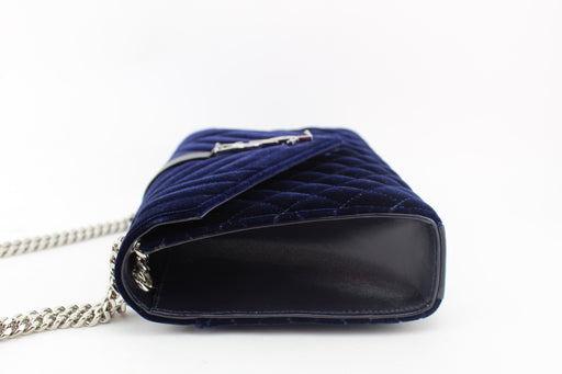 Saint Laurent Medium Velvet Envelope Shoulder Bag