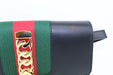 Gucci Leather Black Sylvie Belt Bag