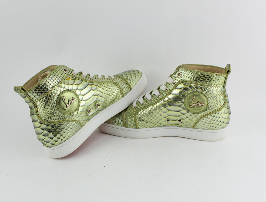 CHRISTIAN LOUBOUTIN PYTHON SNEAKERS SIZE 40 - LuxurySnob