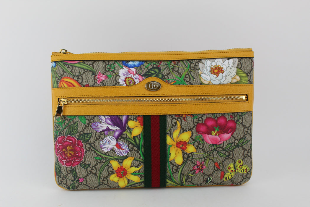 GUCCI GG FLORA POUCH