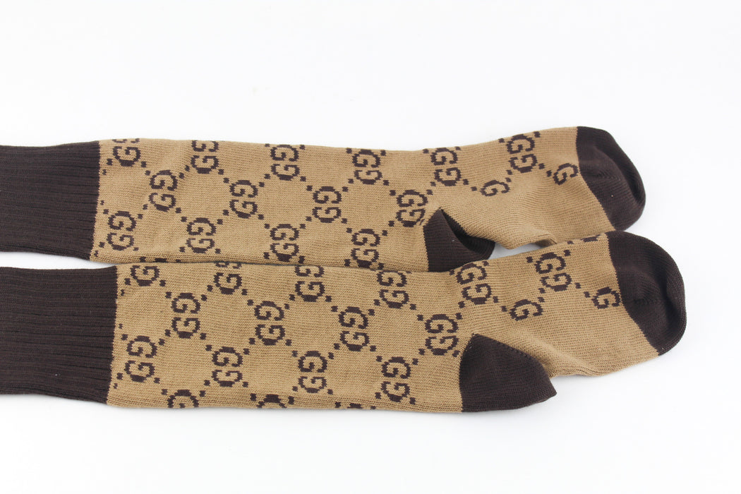 GUCCI GG PATTERN COTTON BLEND SOCKS SMALL